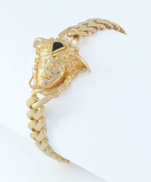 14 Ayar Versace Medusa Tasarım Altın Bileklik (15.15 gr)