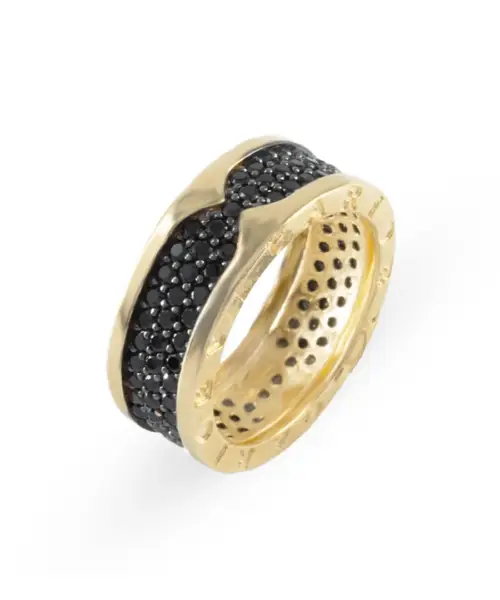 14 Ayar Bvlgari Tasarım Kadın Yüzük